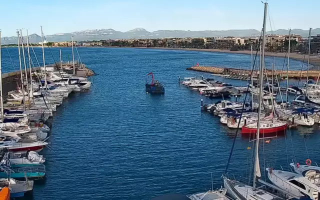 Webcam Salou 1 Imagen de la webcam del Puerto de Salou