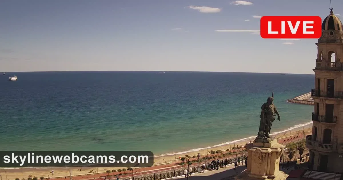 Imagen de la webcam del Balcó del Mediterrani, Tarragona